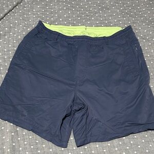 Birddogs Navy Shorts with Lime Green Interior